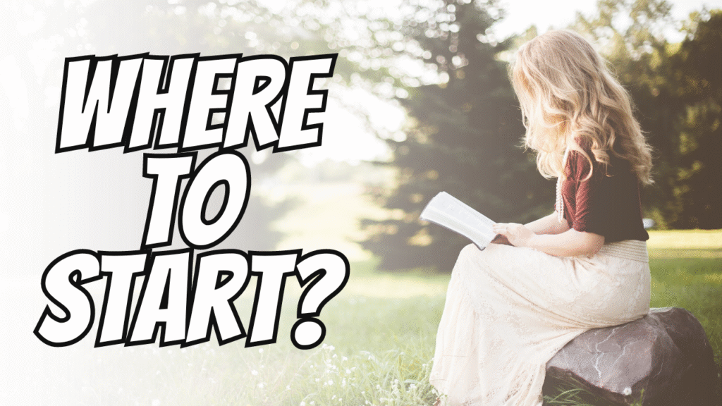 where to start when reading the bible woman